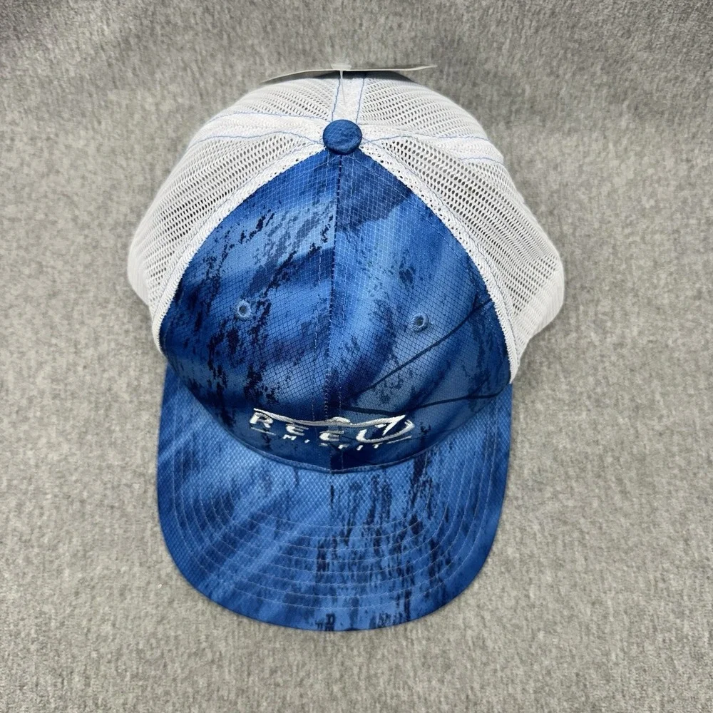 RealTree Hat Blue Fishing Trucker Snapback Cap New Reel Misfit Embroidery Beach